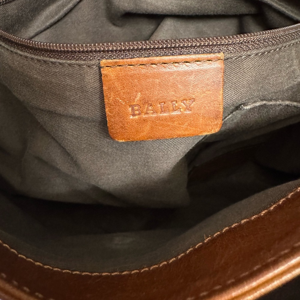 Bally cross body bag leather